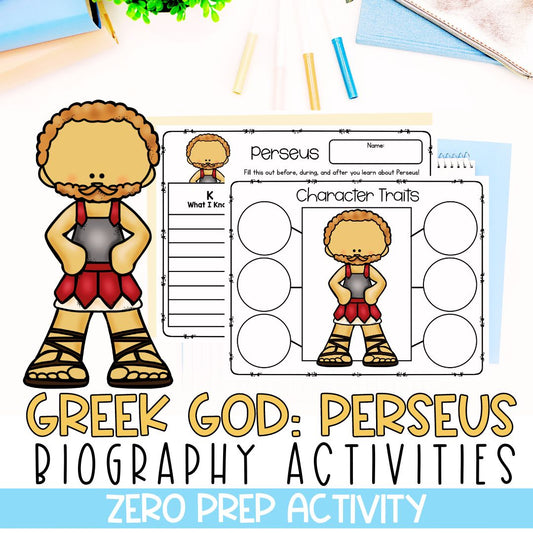 Greek Mythology Activities | Social Studies Bell Ringers | Perseus