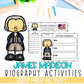 Founding Fathers Biographies | Biography Graphic Organizer | 4th of July | American History