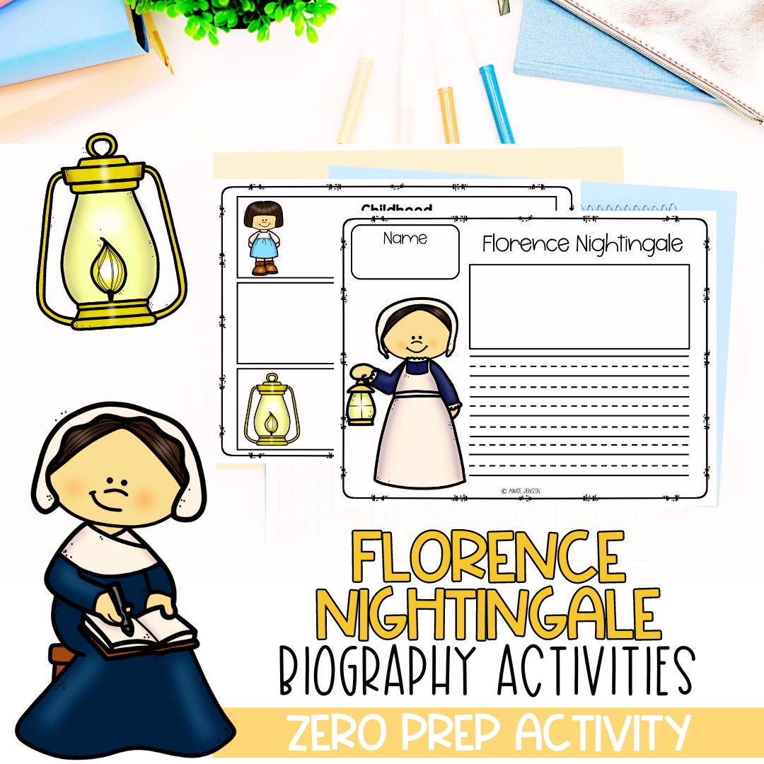 Florence Nightingale Biography | Biography Graphic Organizer | Women's History