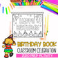 Student Birthday Card | Happy Birthday Book | Collaborative Coloring