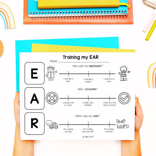 FREEBIE | Reading with Expression | EARS Training Sheet