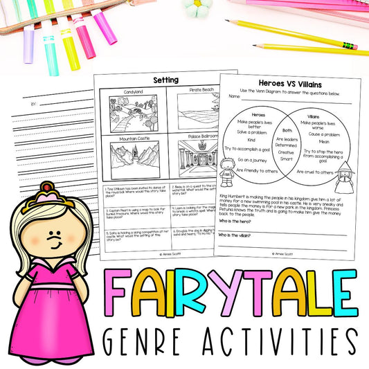 Fairytale Genre Activity Worksheets | Reading Comprehension