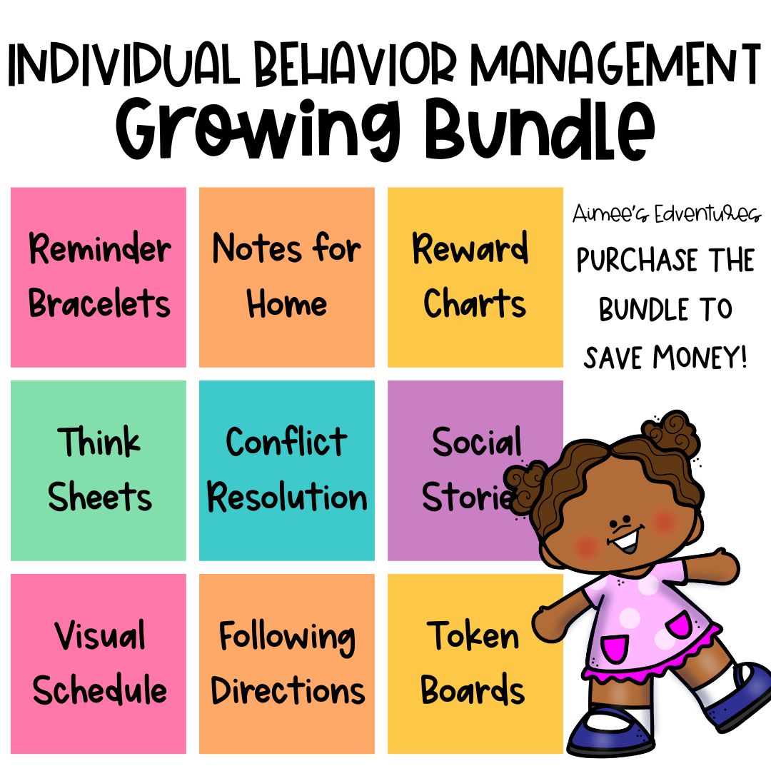 Classroom Management GROWING BUNDLE for Individual Behavior