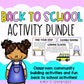 Back to School Activities BUNDLE | 8 Classroom Activities