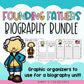 Founding Fathers Biographies | Biography Graphic Organizer | 4th of July | American History