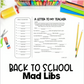 Back to School Activities BUNDLE | 18 Classroom Activities First Week of School