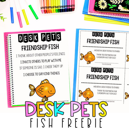 PBIS Pals | Classroom Decor Behavior Management System | Desk Pets | FREEBIE