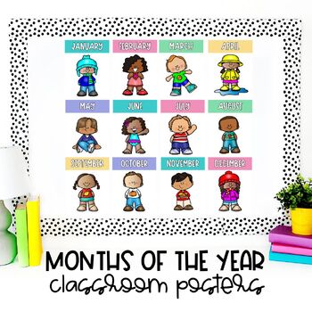 Months of the Year Posters | Classroom Decor | Classroom Calendar