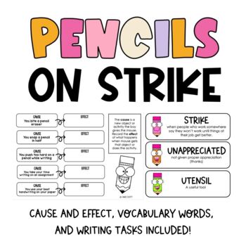 Persuasive Writing Graphic Organizer | Cause and Effect Anchor Chart BUNDLE