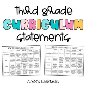 Third Grade Classroom Curriculum BUNDLE | Classroom Management
