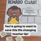 reward charts printable | classroom management | goal setting sheets students