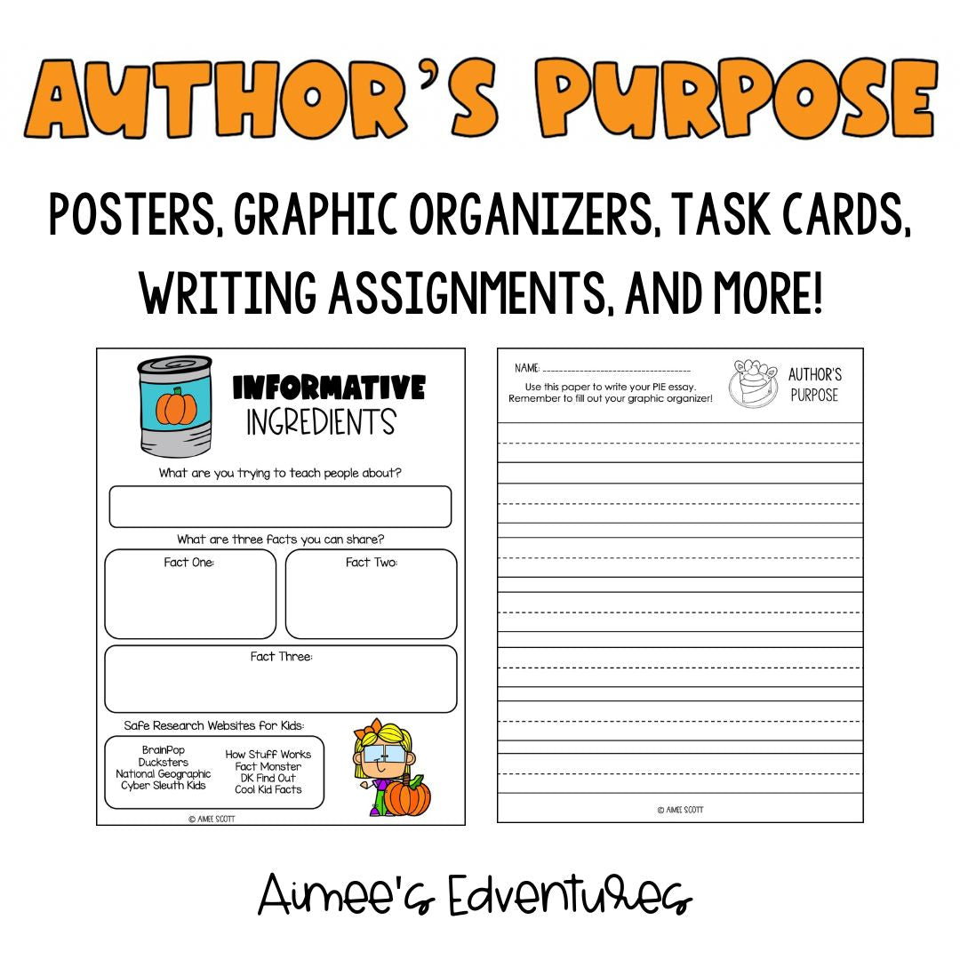 Author's Purpose Spinner/Game