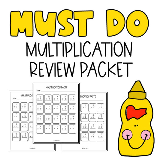 Multiplication Fact Practice | Multiplication Worksheets | Math Activity