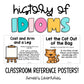 English Idioms Activities Posters | Classroom Decor | Language Arts
