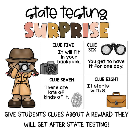 EDITABLE | After State Testing Activities | End of Year Game