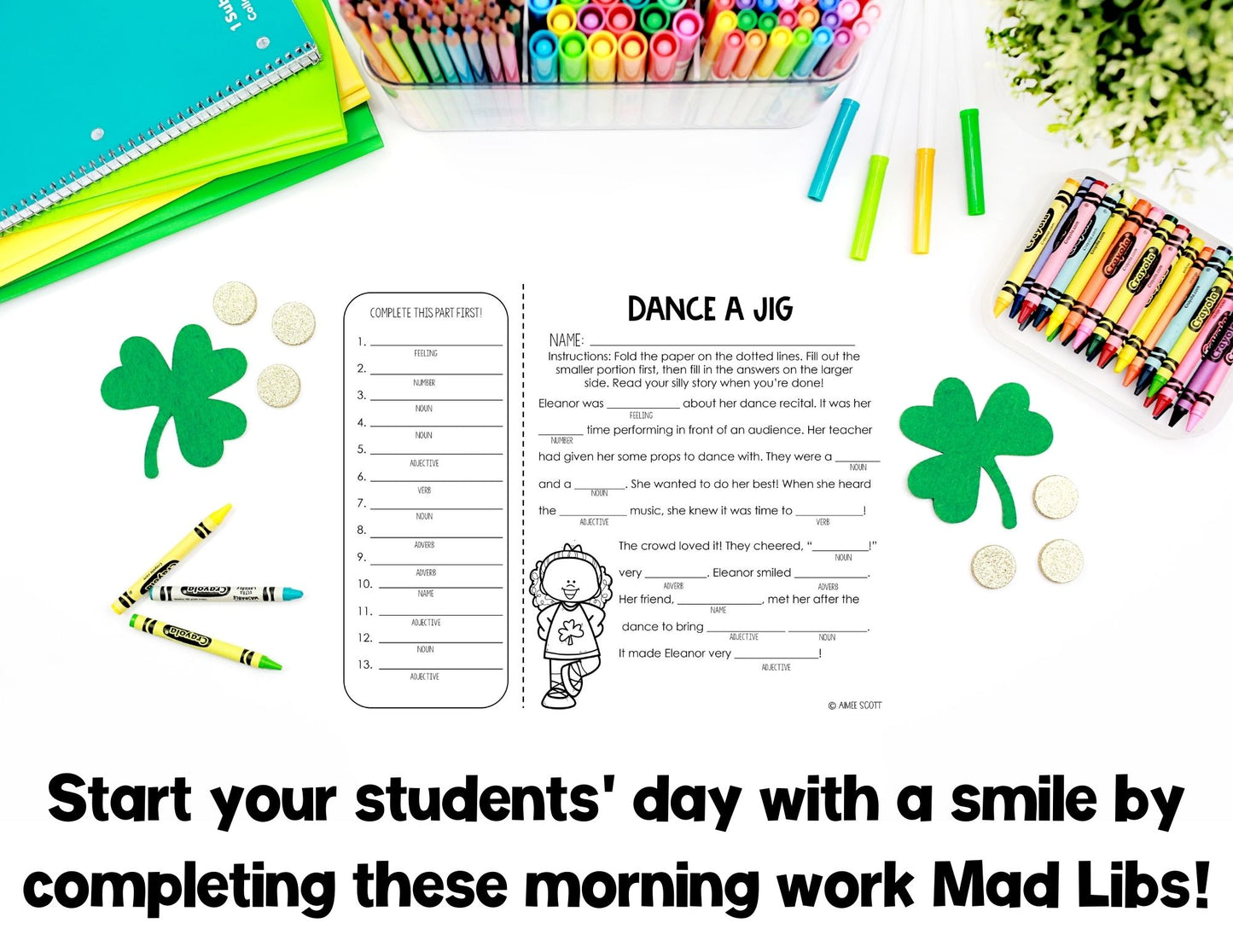 St Patrick's Day | Parts of Speech | Mad Libs Game