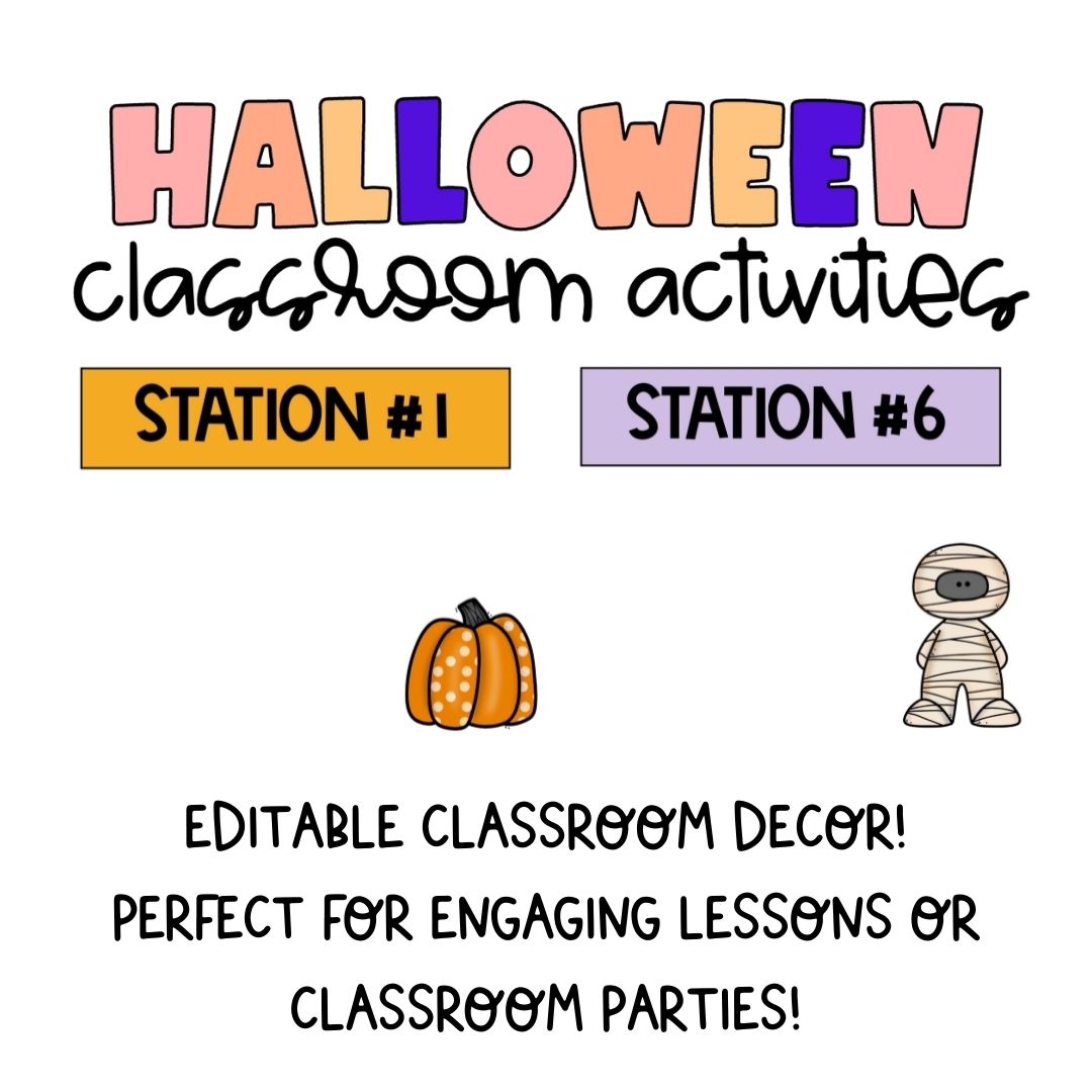Halloween Classroom | Fall Classroom Transformation | Halloween Party Decor