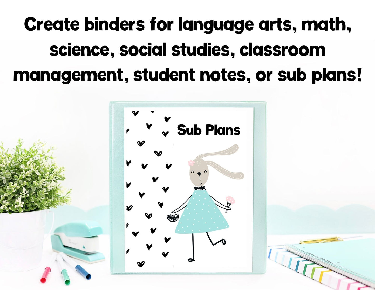 EDITABLE Teacher Binders | Animal Theme | Classroom Decor