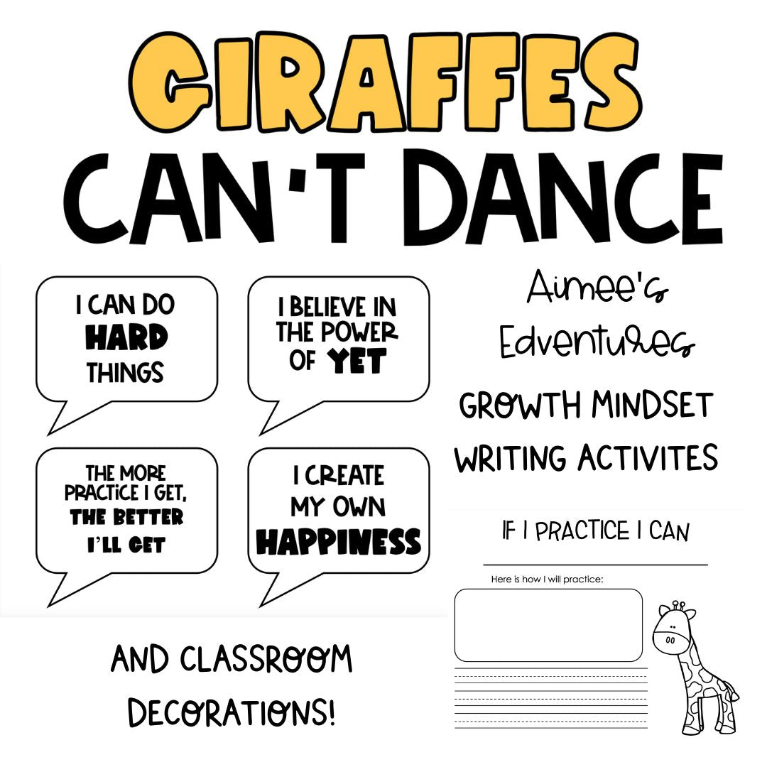 Giraffes Can't Dance Book Companion Worksheet | Reading Comprehension