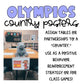 Winter Olympics | Posters | Classroom Decor | Social Studies Activities