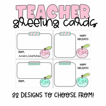 32 Christmas Gift Tags | Student Gifts | Greeting Cards